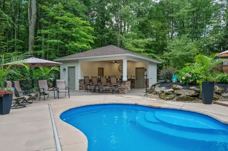 Custom Pool House Construction by Tab Property Enhancement