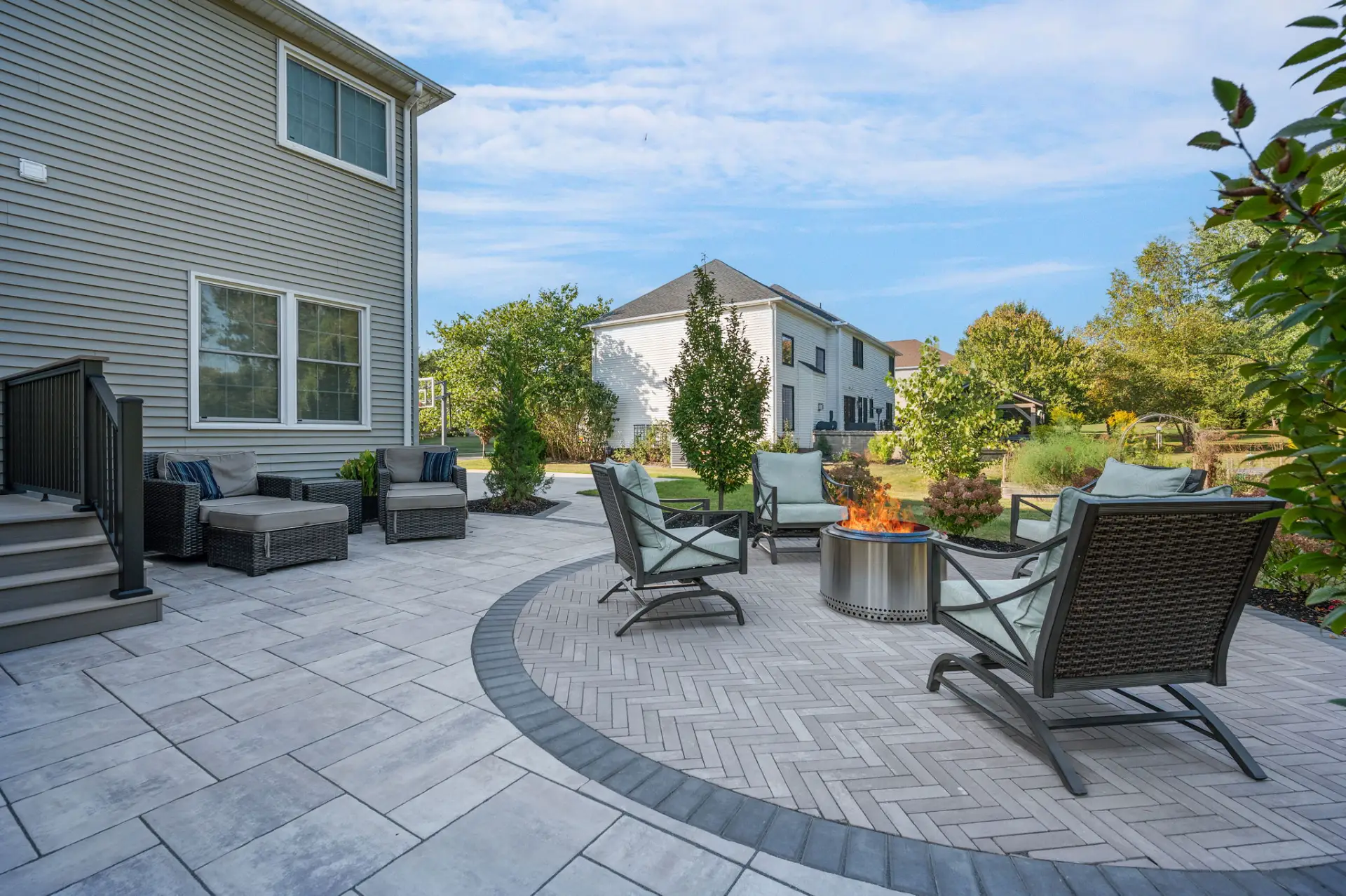 Three-Season Room and Paver Patio in Aurora, Ohio