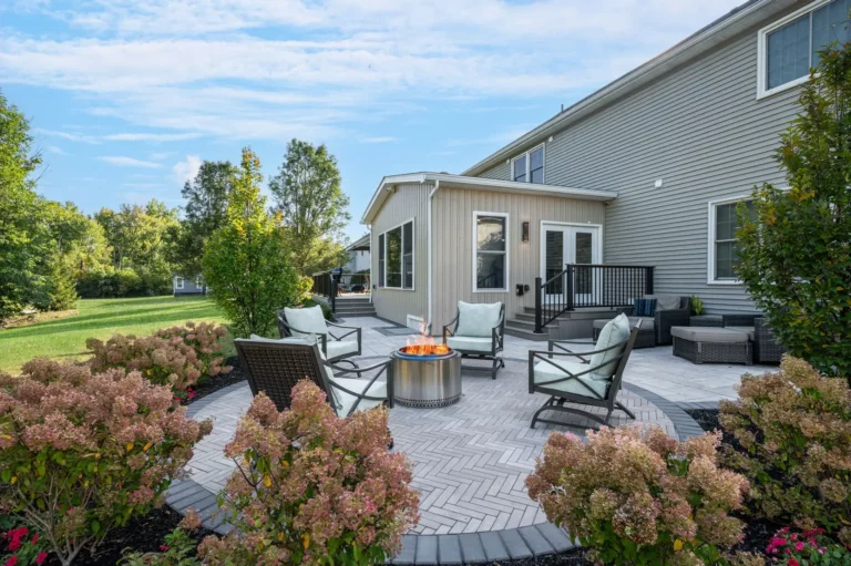 Three-Season Room and Paver Patio in Aurora, Ohio