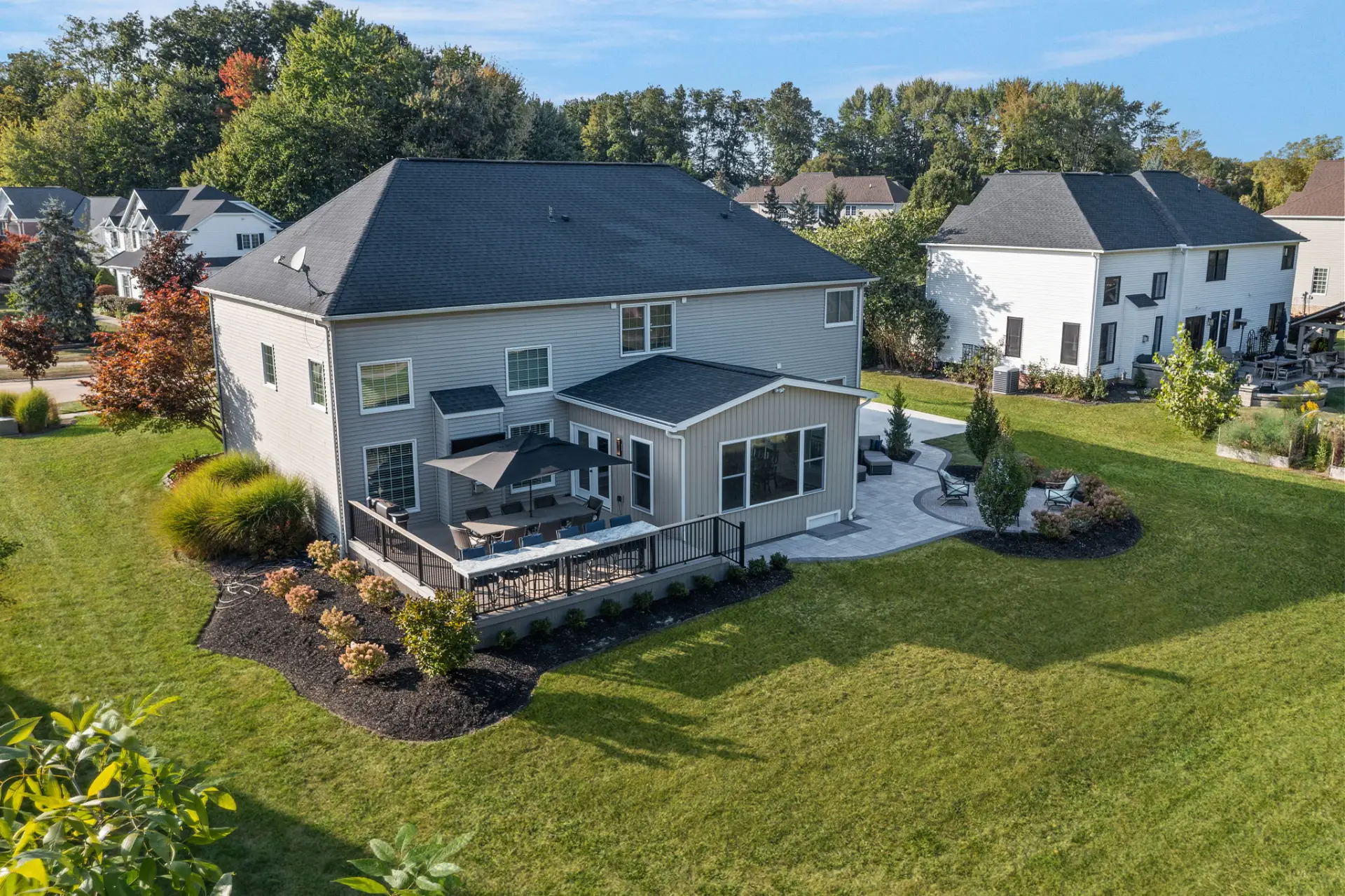 Three-Season Room and Paver Patio in Aurora, Ohio