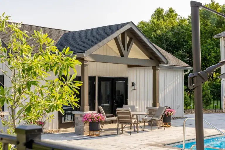 Avon Pool House with Vaulted Great Room