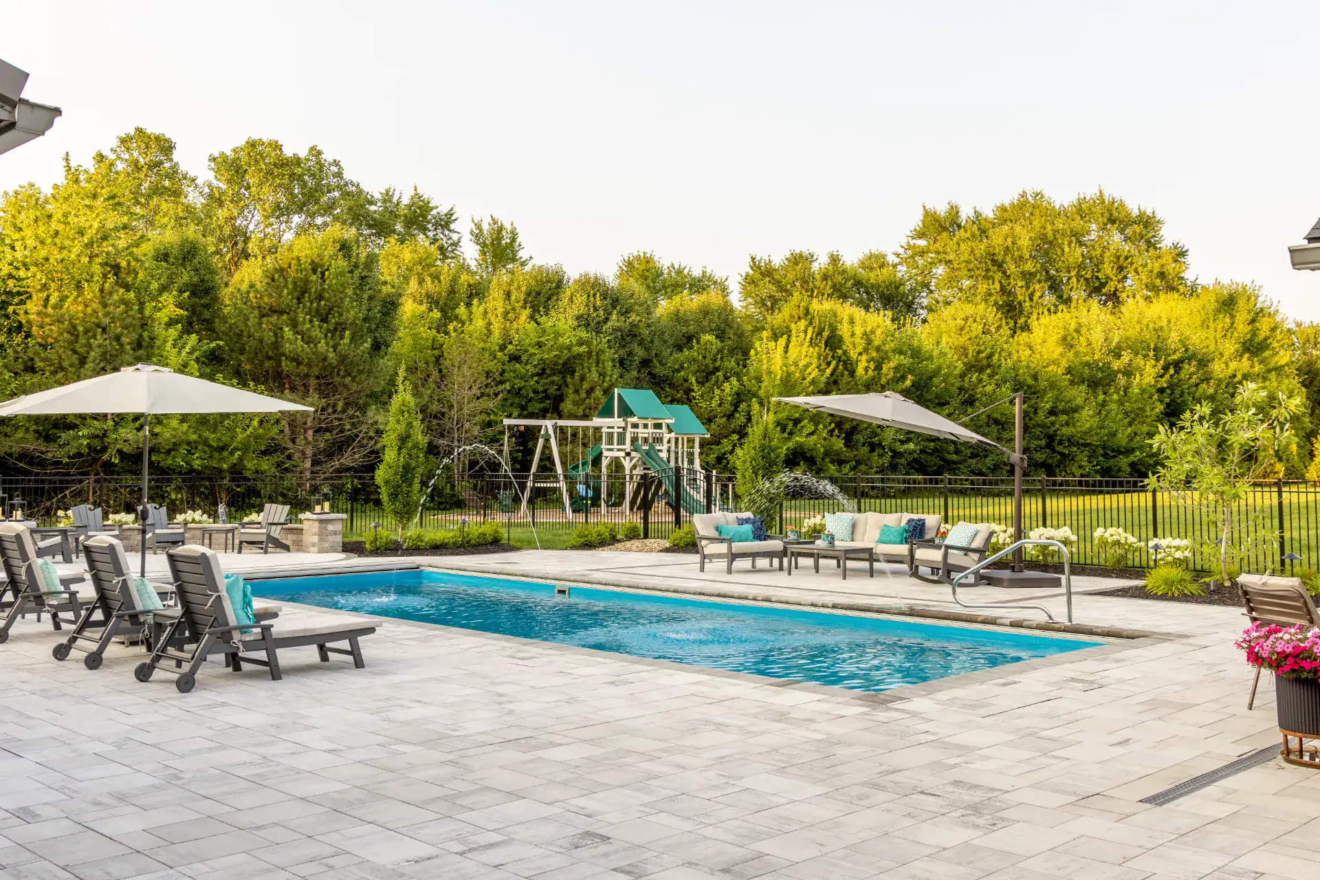 Avon Pool House with Vaulted Great Room