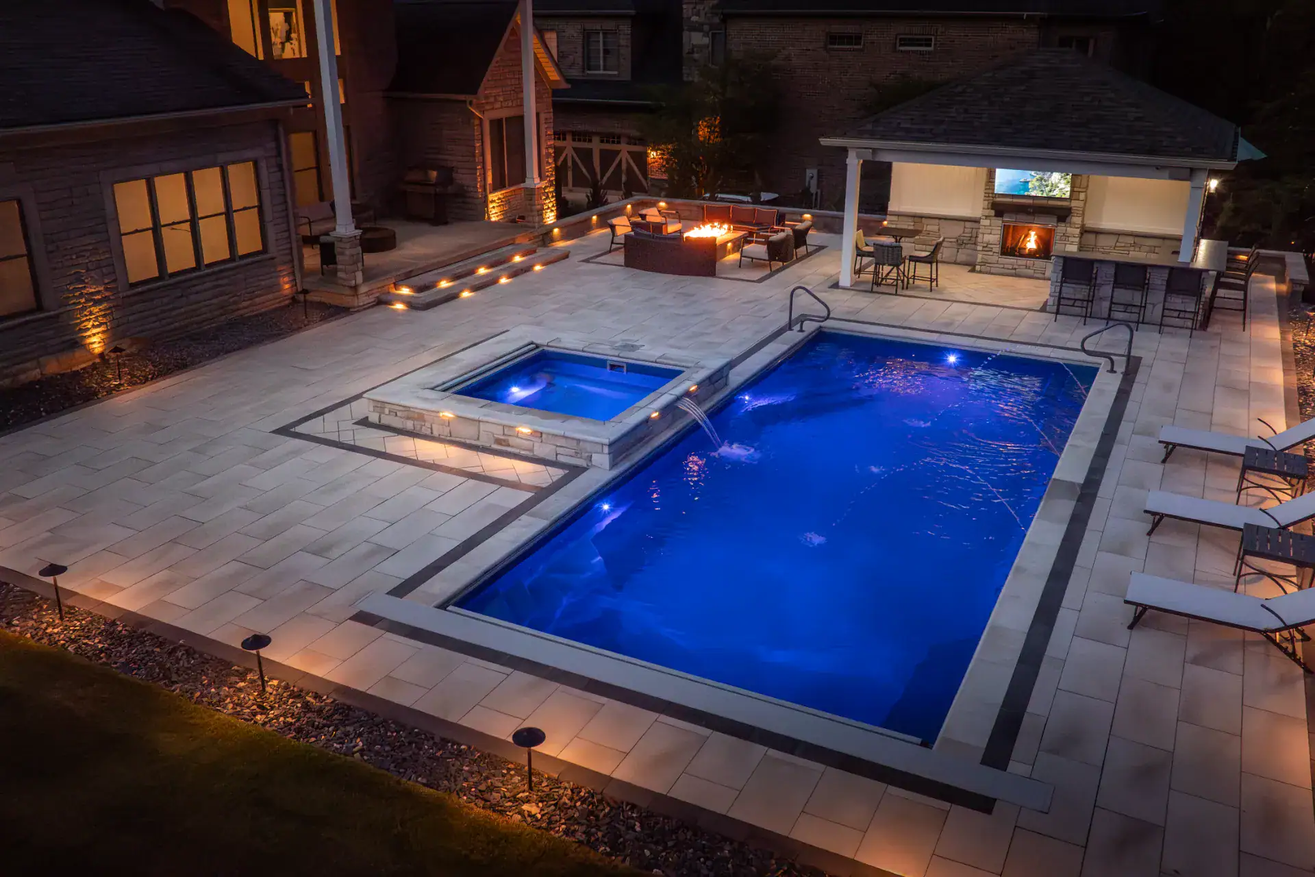 Strongsville Pool and Poolside Bar Pavilion